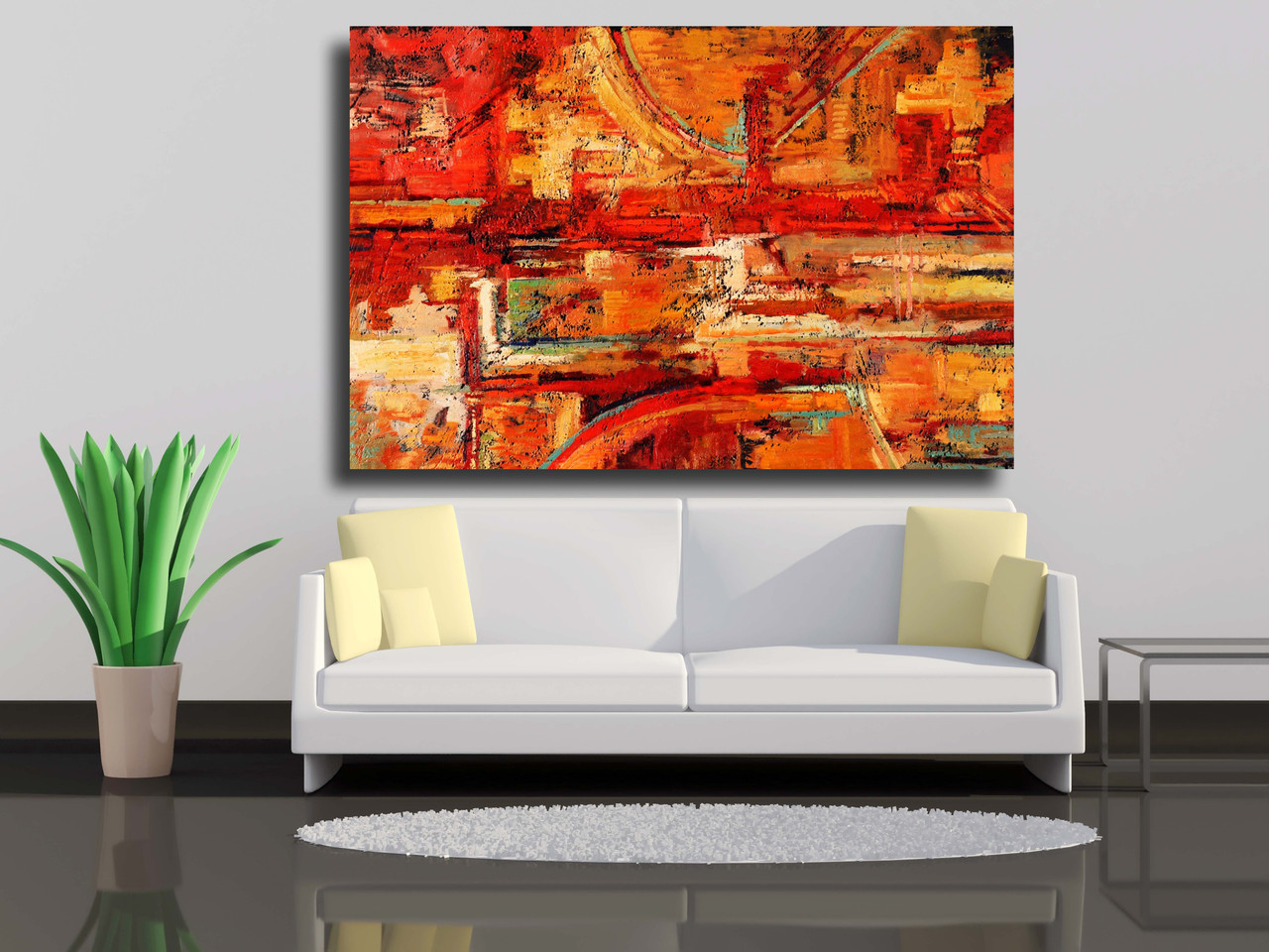 

Картина на холсте Разноцветный кирпичный фон 90х60