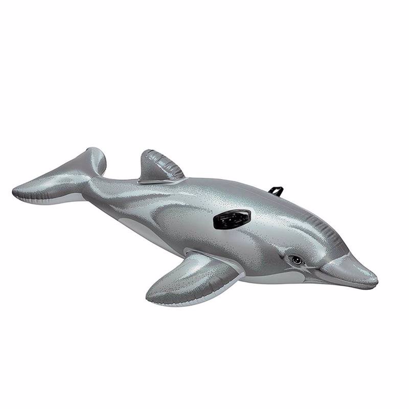 

Детский надувной плотик Intex 58539 "Дельфин" (201х76 см) Dolphin Ride-On