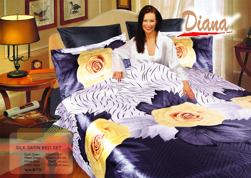

Комплект постельного белья Le Vele Yellow Rose Diana Евро