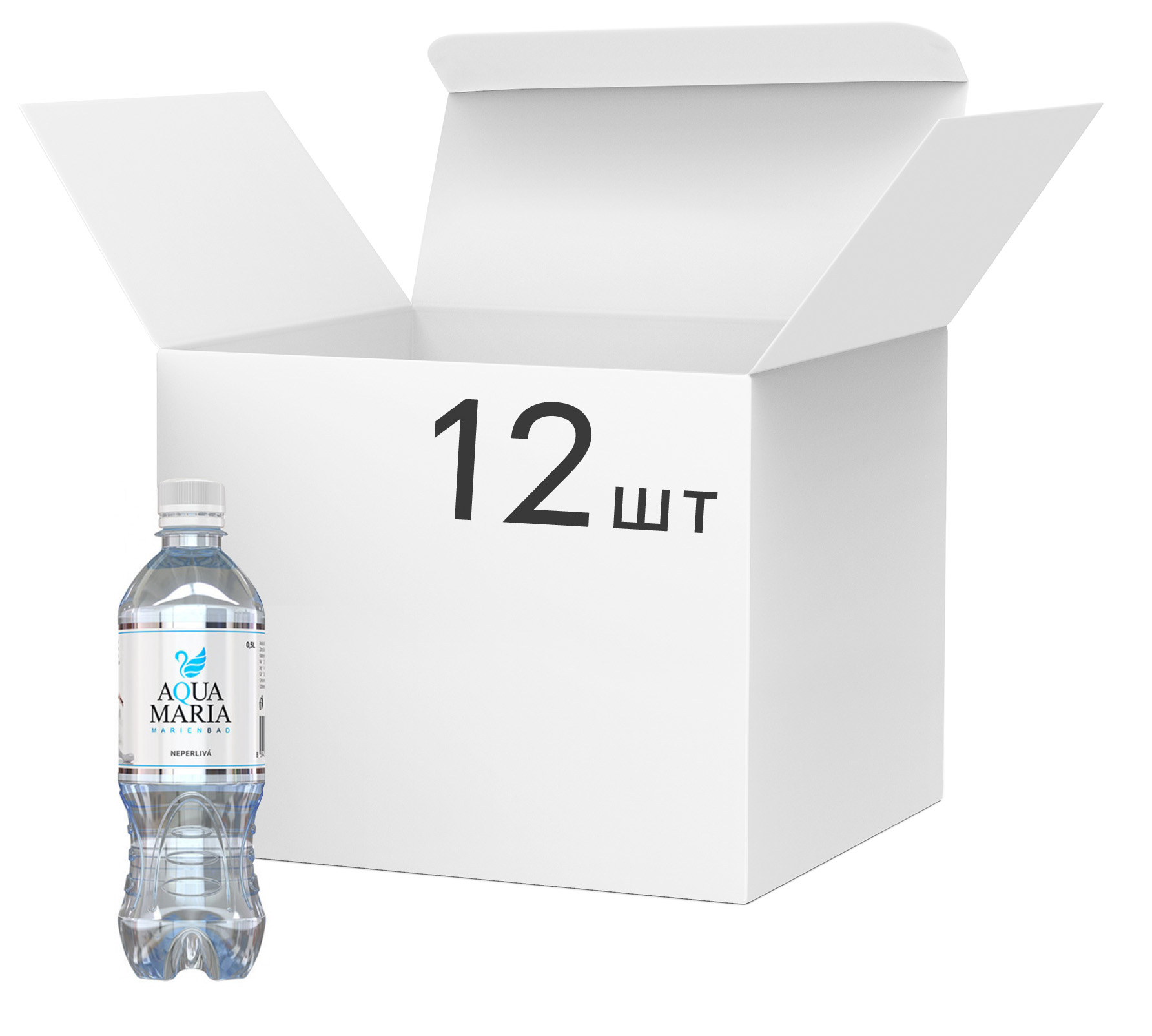 Акція на Упаковка воды Aqua Maria минеральной столовой негазированной 0.5 л х 12 шт (8594730100205) від Rozetka UA