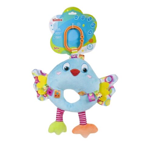 

Погремушка-подвеска мягкая SunKids Joy птичка BM-89005 9679089