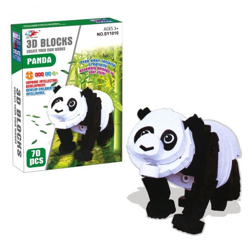 

Конструктор мягкий SEN YAN TOYS "Панда", 70 деталей SY1010 9485505