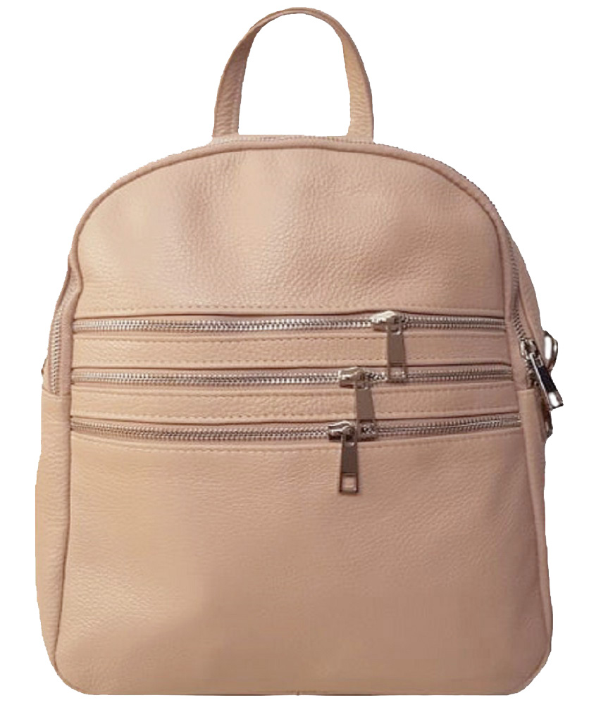 

Женский кожаный рюкзак Italian Bags LB751 pale pink