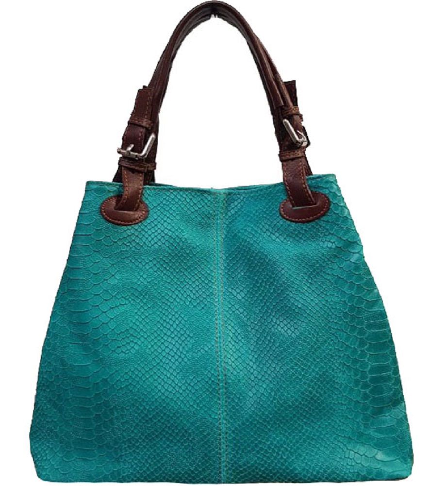 

Женская кожаная сумка Italian bags DB6929 turquoise