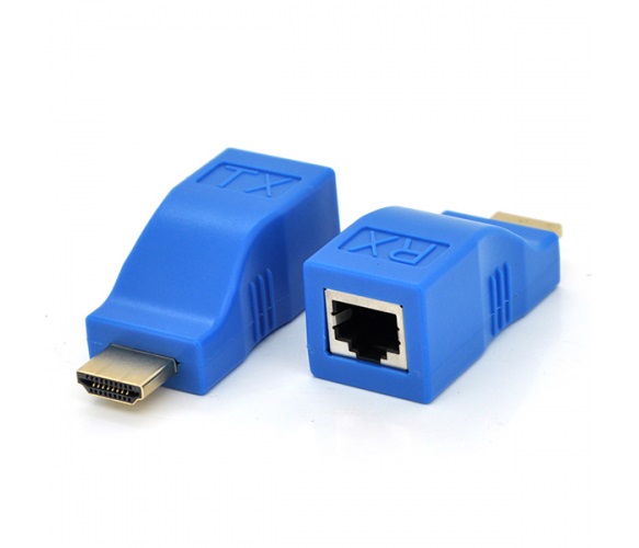 

Адаптер Voltronic (YT-SCPE HDMI-30m720P/14662) HDMI-RJ-45 Blue