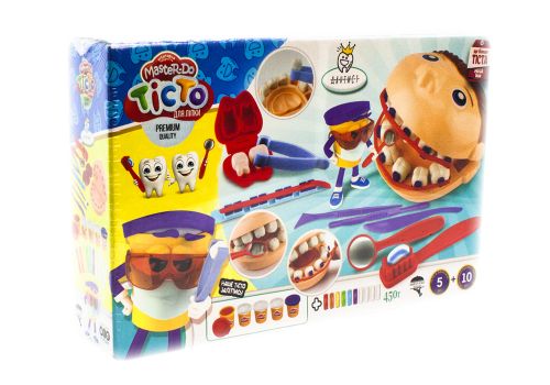 

Набор теста для лепки Dankotoys "Master-Do: Дантист" (укр) TMD-12-01U 27419