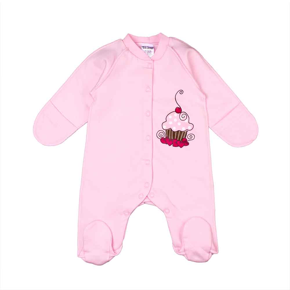 

Человечек Пироженое Interkids 0-1 месяцев 56 Розовый 1025