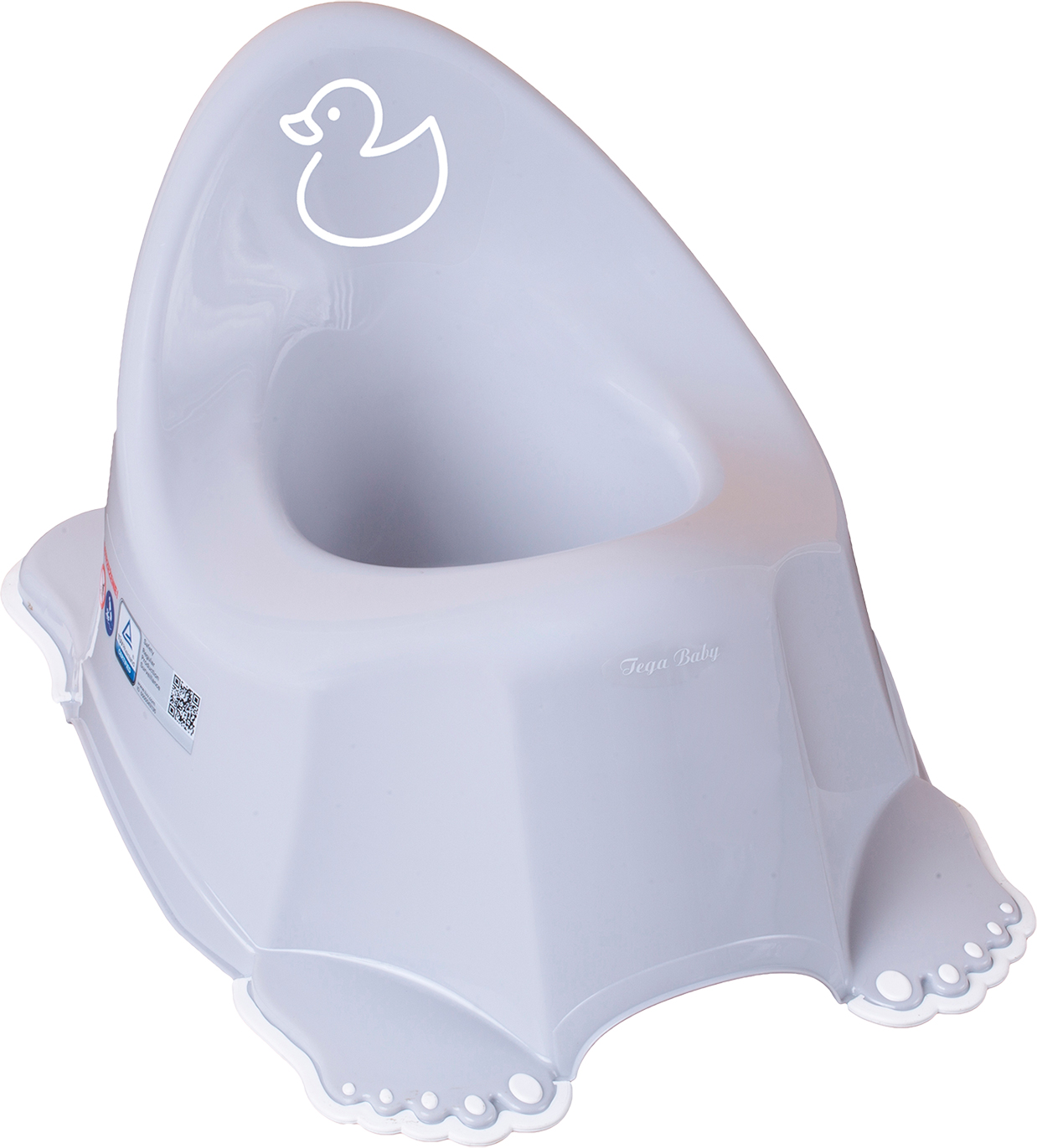

Детский антискользящий горшок с музыкой Tega Baby Duck PO-070 Light Green (5902963015778) (Tega PO-070 l.green)