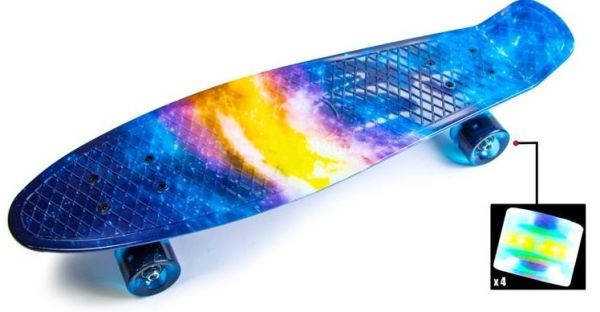 

Пенни Zippy Board Nickel Print 27" - Галактика LED 68 см (znp120-2)