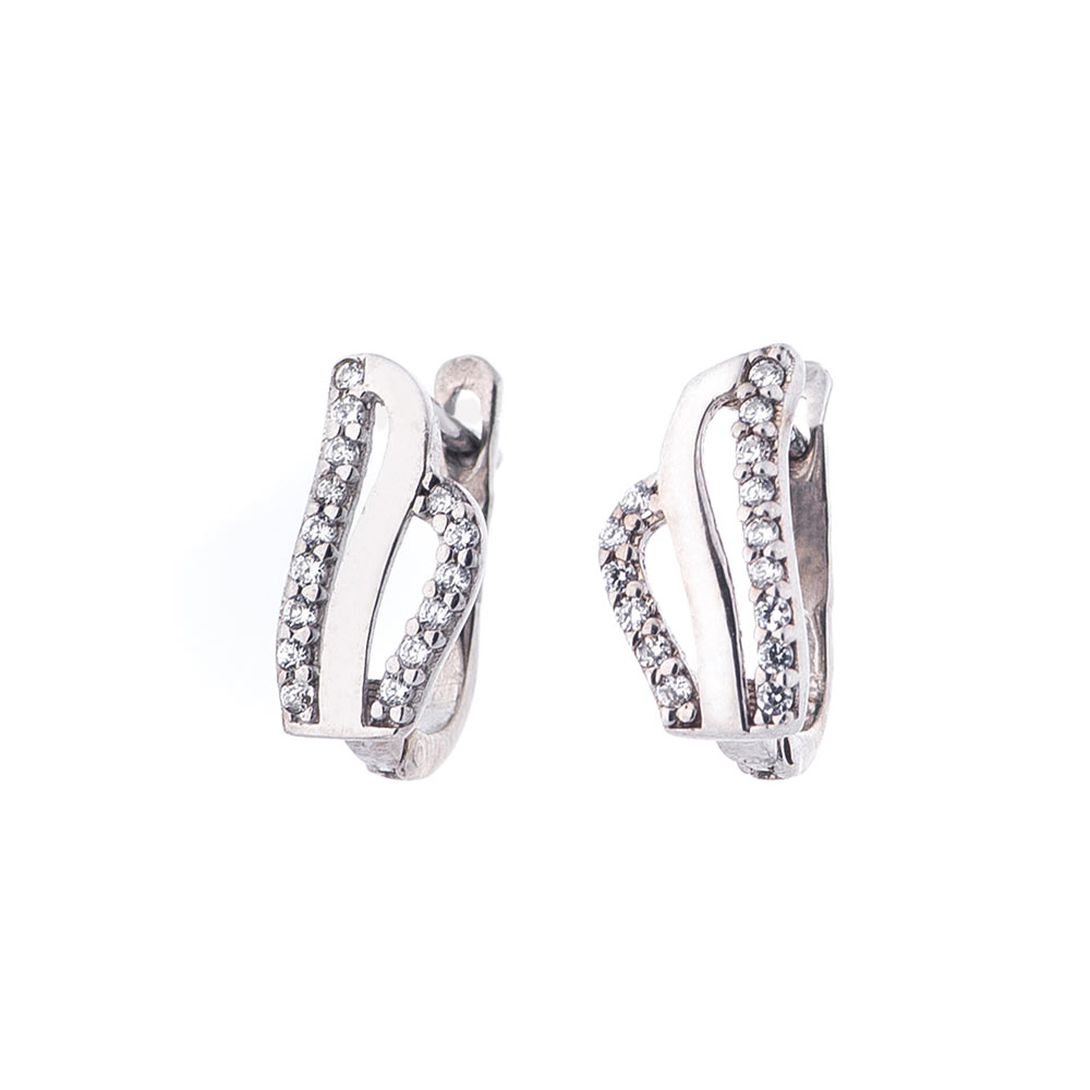 

Серебряные серьги ОНИКС с фианитами (вес 1.7 г) модели пр-121376-1,7