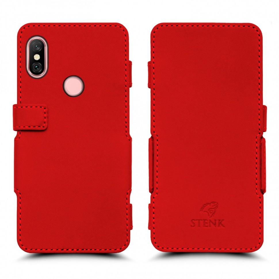 

Чехол книжка Stenk Prime для Xiaomi Redmi Note 6 Pro Красный