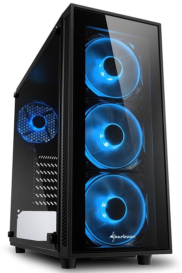

Корпус ПК SHARKOON TG4 blue