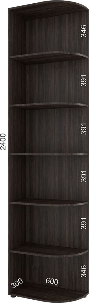 

Консоль прямая Феникс FM003282 240 x 30 x 60 см Венге магия