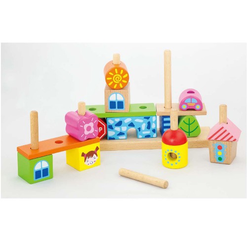

Набор кубиков Viga Toys "Город"