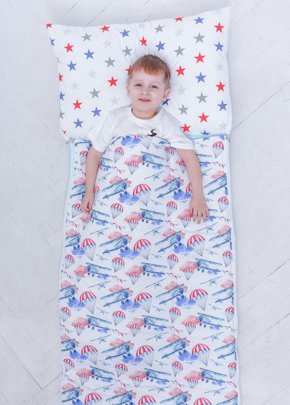

Спальный мешок детский, слипик Nighty Night Аэропланы S 120х60 см