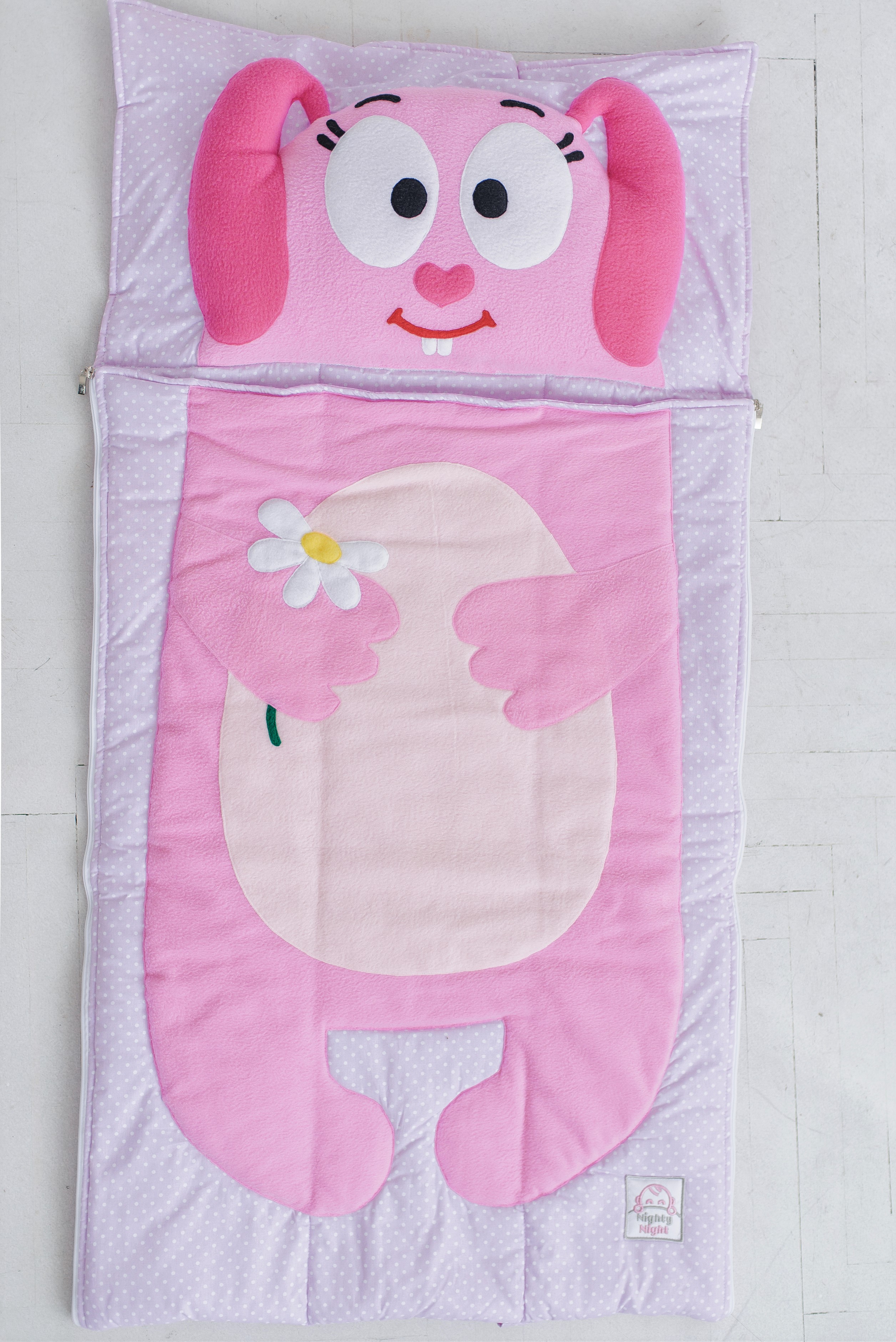 

Спальний мішок дитячий сліпик Nighty Night Зайка XL 200х90 см