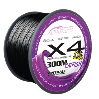 

Шнур MISTRALL Shiro BL Catfish Black 0.40mm 300m