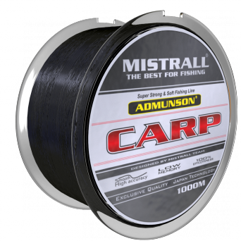 

Волосінь MISTRALL Admunson Carp Black 1000m 0.30mm