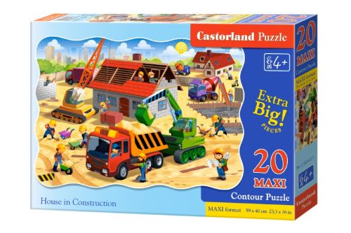 

Пазлы Макси Castorland "Строительство дома" 20 элементов С-02412 10175592