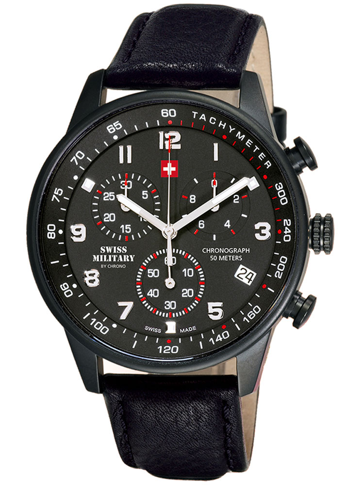 

Часы Swiss Military SM34012.08 Chronograph 41mm 5 ATM