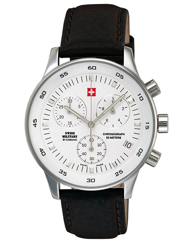 

Часы Swiss Military SM30052.04 Chronograph 40mm 5ATM