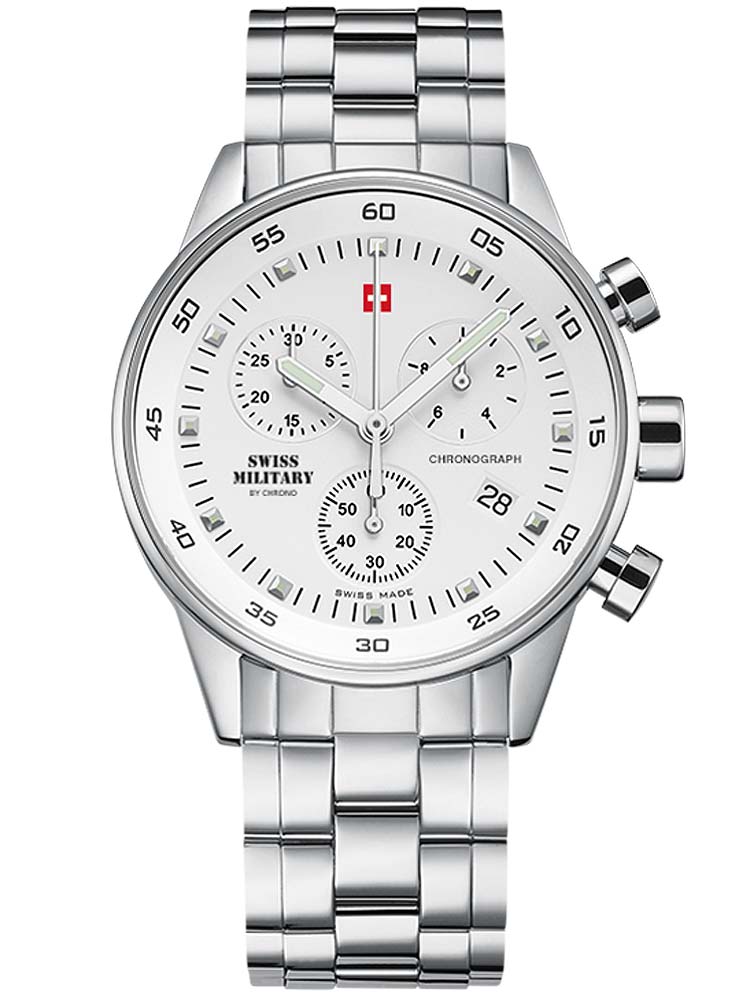 

Часы Swiss Military SM34005.02 Damen-Chrono 36mm 5ATM