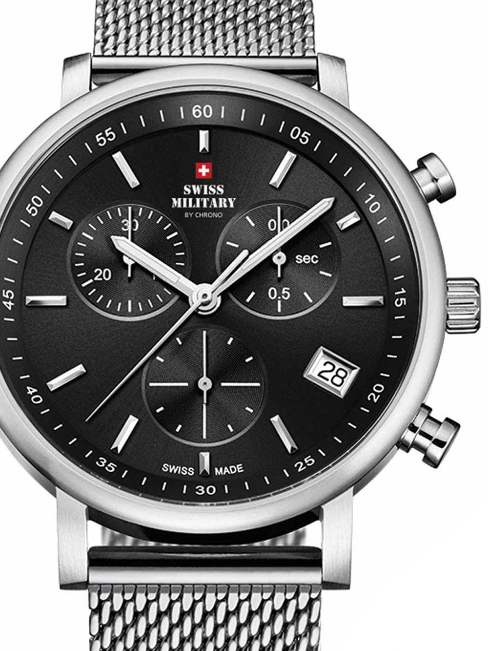 

Часы Swiss Military SM34058.01 Chronograph 42mm 10ATM