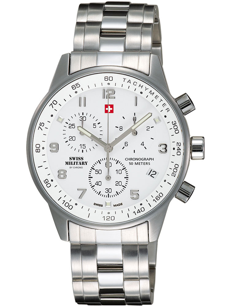

Часы Swiss Military SM34012.02 Chronograph 41mm 5 ATM