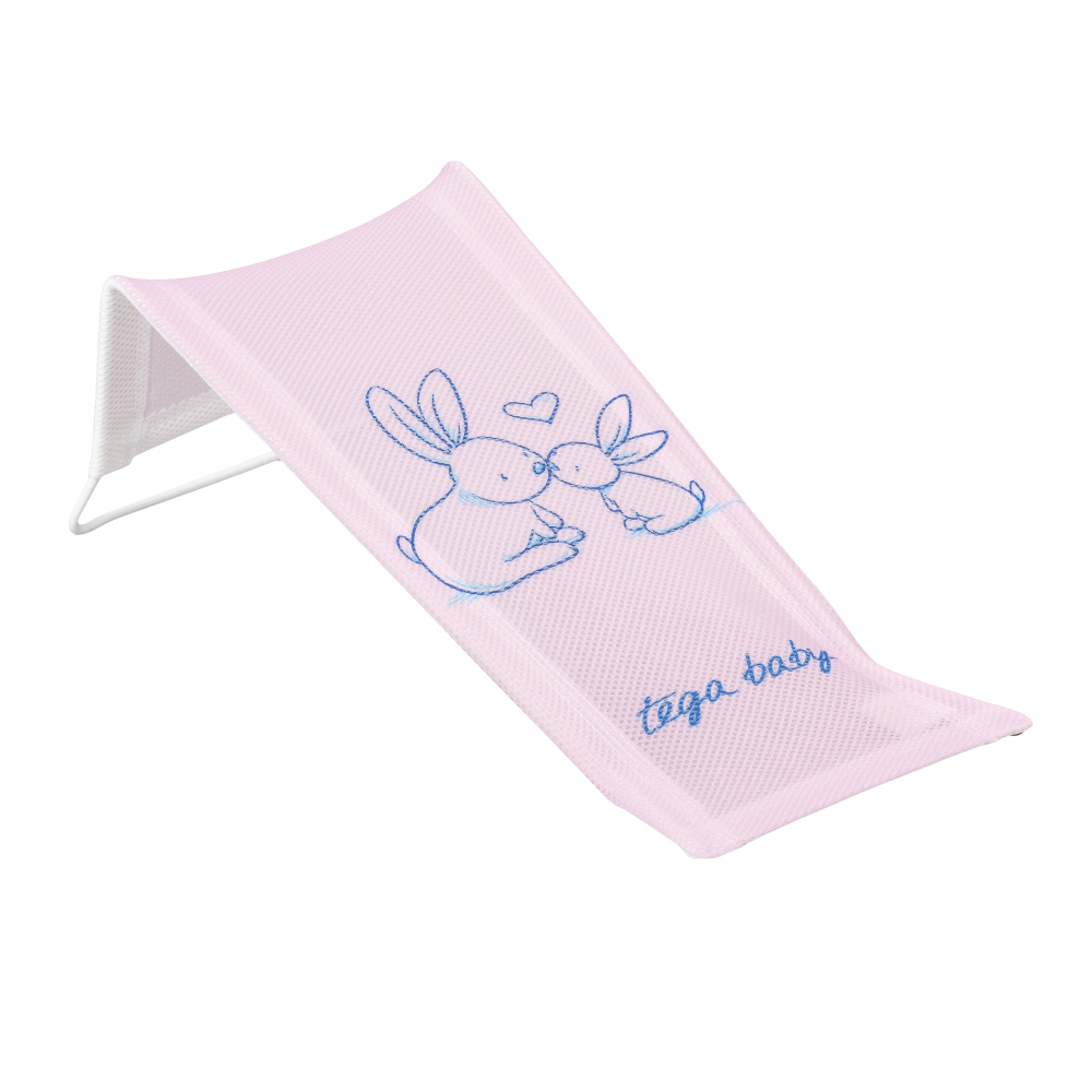 

Горка для купания Tega Little Bunnies KR-026 (сетка) 104 light pink. 33139
