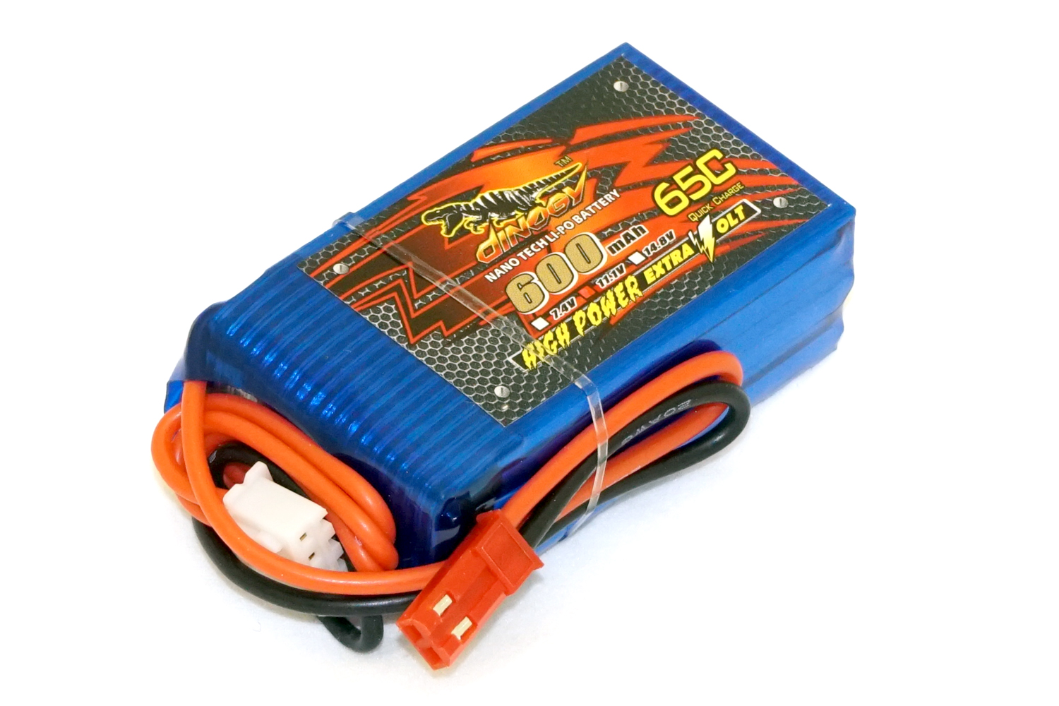 

Аккумулятор полимерно-литиевый Dinogy Li-Pol 600mAh 11.1V 3S 65C JST 53x30x18.4мм 29790