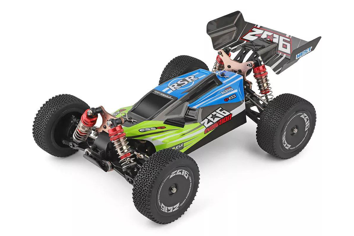 

Машинка на радиоуправлении вездеход модель 1:14 багги WL Toys 144001 4WD (зеленый) 29661
