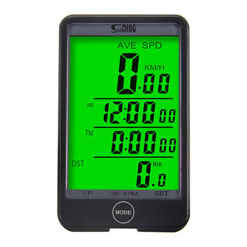 

Велокомпьютер Lux SD-576C (беспроводной) с подсветкой экрана, waterproof, 32 функций, 2.5 дисплей. 31832