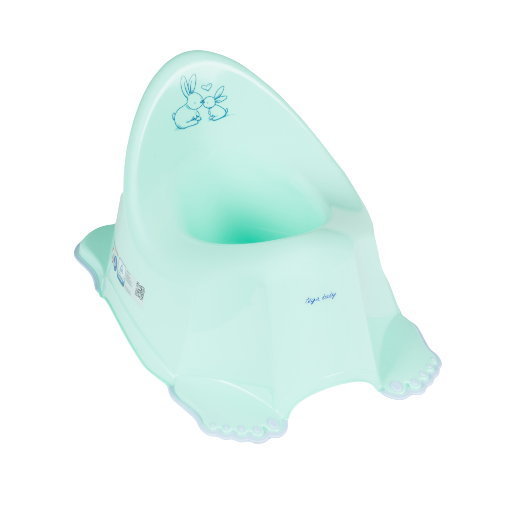 

Горшок Tega Little Bunnies KR-001 нескользящий 105 light green. 33340