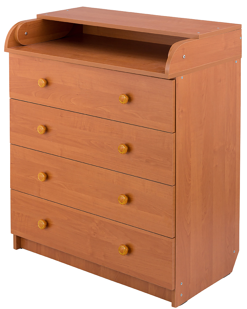 

Пеленальный комод Babyroom Комод 4 тел.Big 102x80x50 ольха. 34505