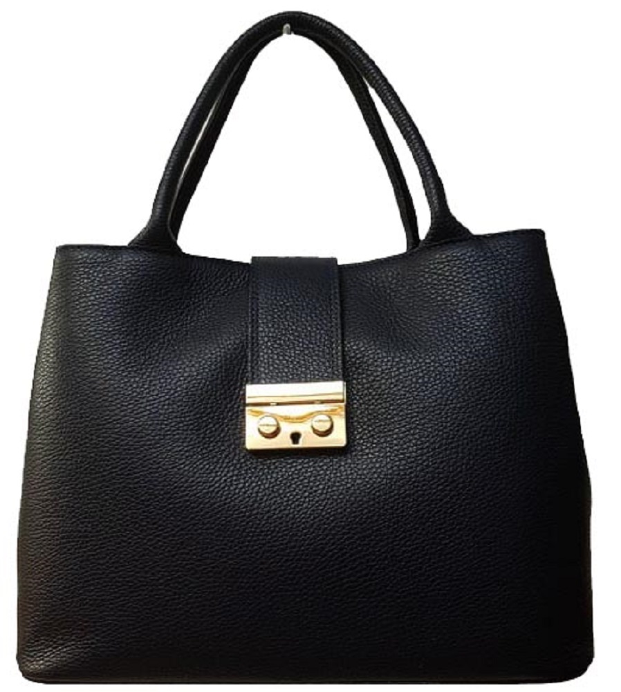 

Женская кожаная сумка Italian bags DB9027 black
