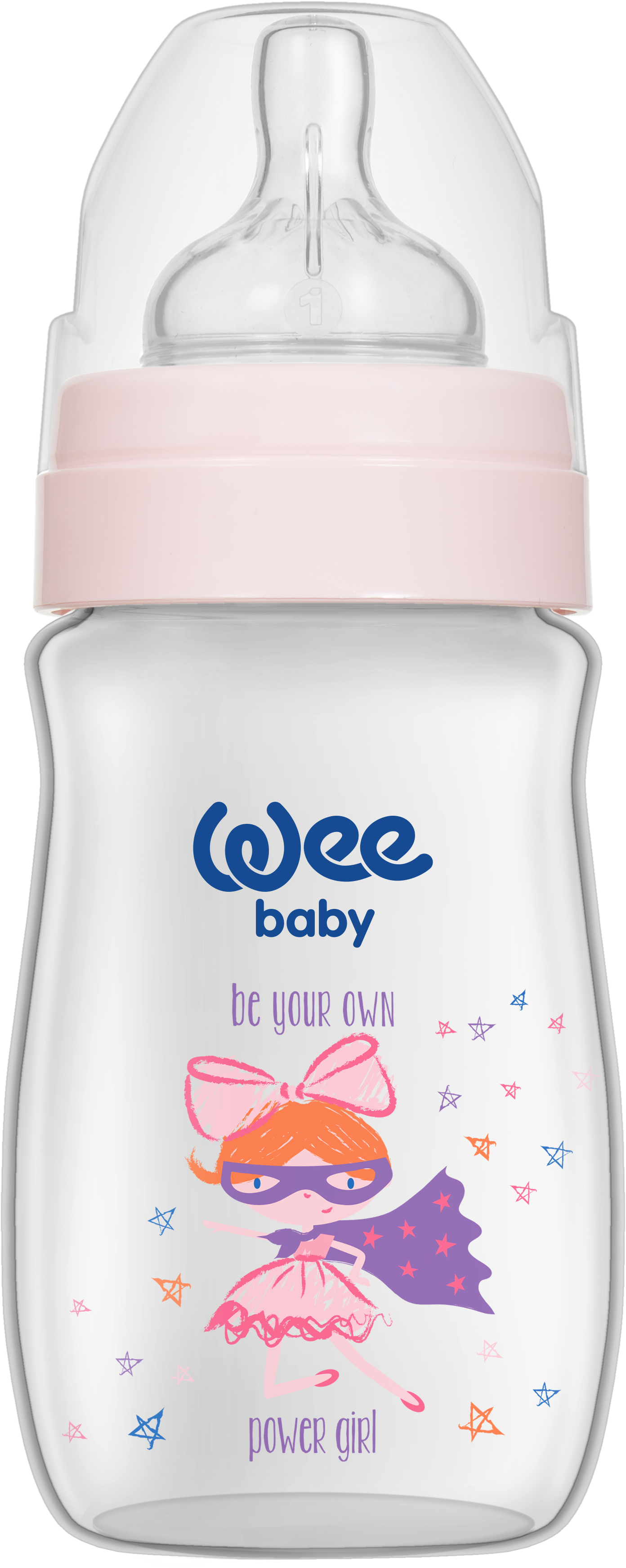 

Бутылочка для кормления Wee baby Classic Plus от 0 до 6 месяцев 250 мл Розовая (136-pink)