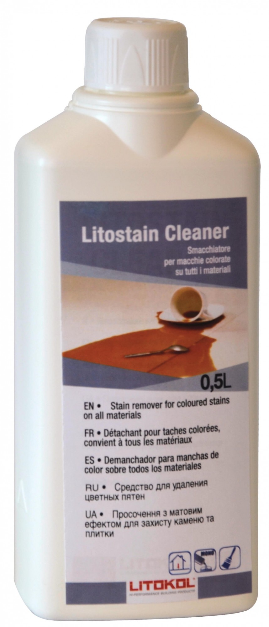 

Средство для удаления цветных пятен LITOKOL LITOSTAIN CLEANER 0,5 л бесцветный