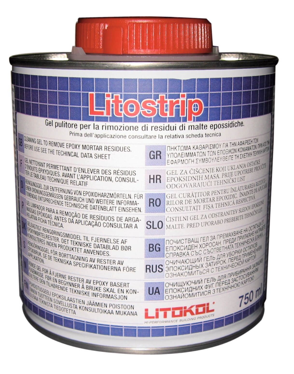 

Очищающий гель для удаления эпоксидных остатков LITOKOL LITOSTRIP 0,75 л бесцветный