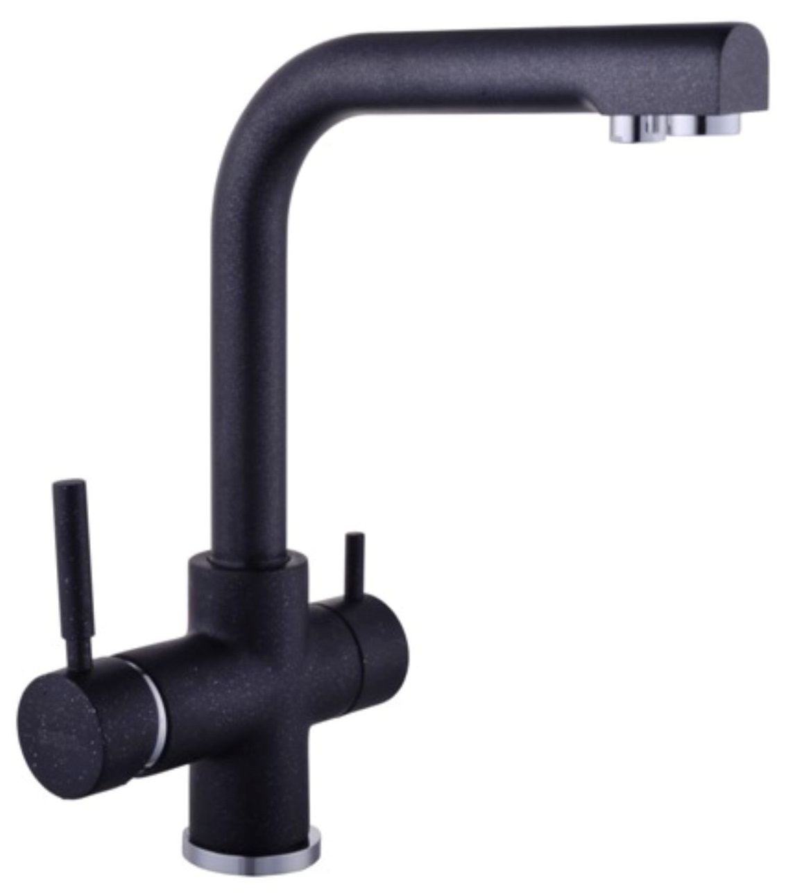 

Смеситель кухонный Globus Lux lazer GLLR-0888 Onix Черный комбинированный (11311)