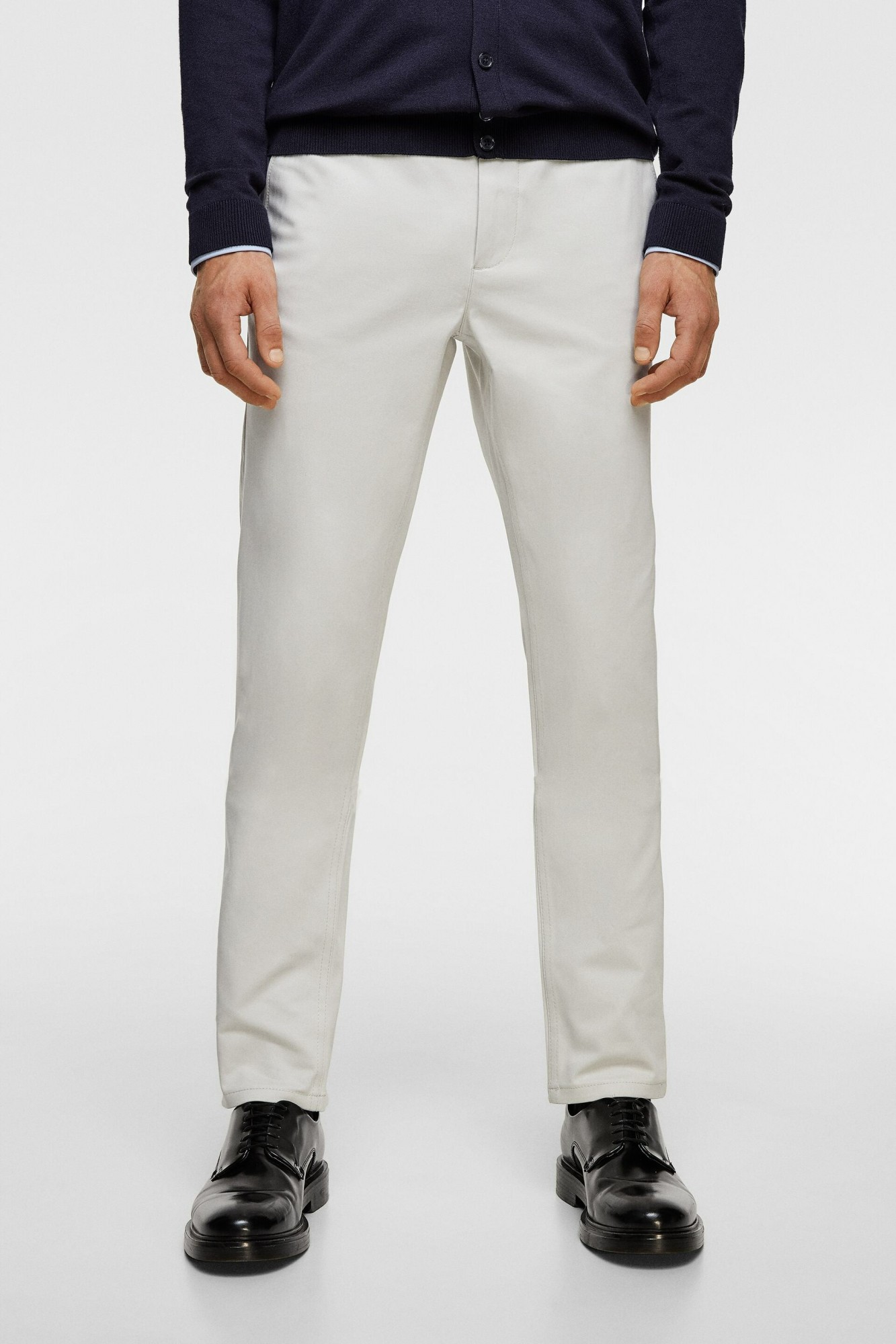 

Брюки Zara белые прямые демисезонные 40 (6861 350 806)