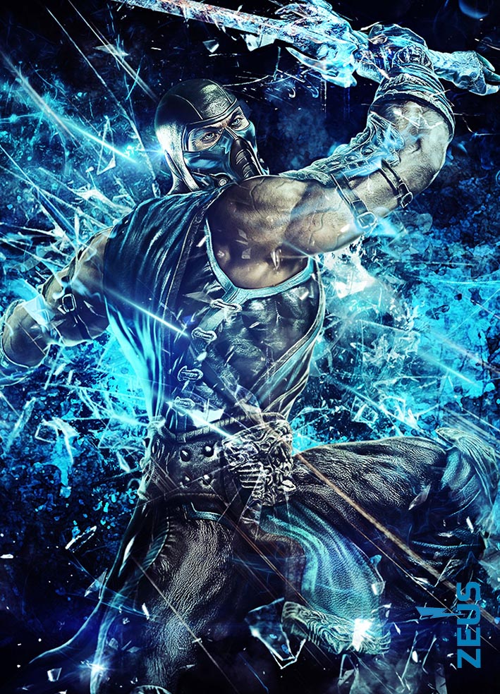 

Фотообои для геймерской комнаты, Sub Zero, 184x254