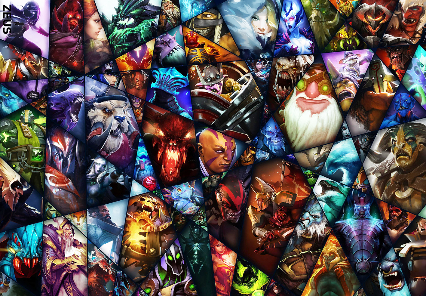 

Фотообои для геймерской комнаты, Dota, 368x254
