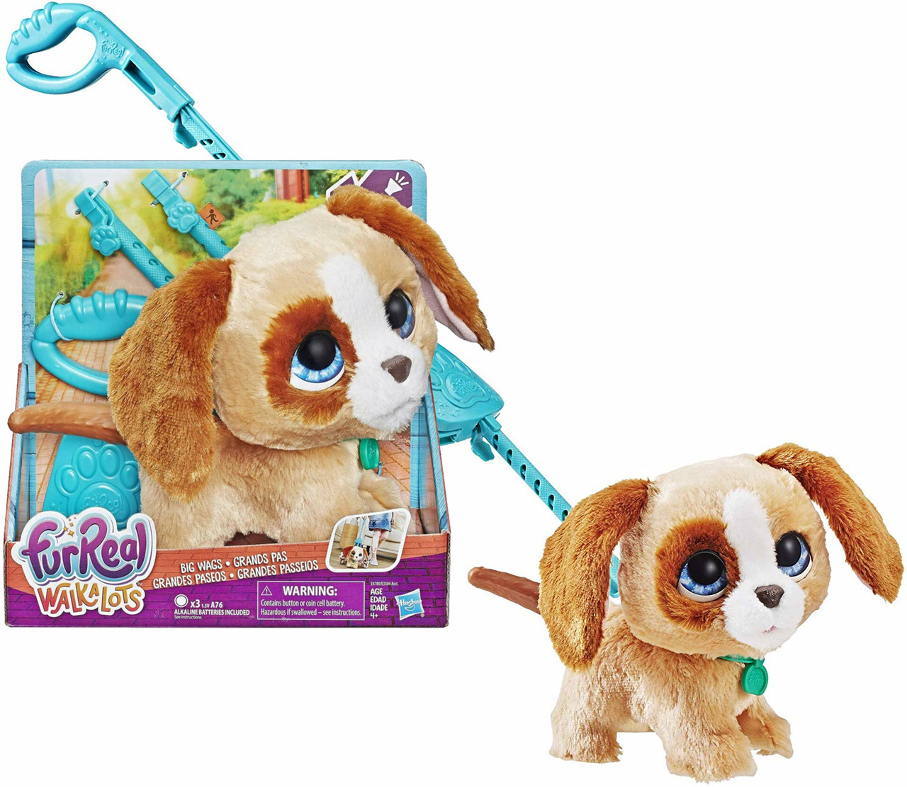 

Интерактивная игрушка Hasbro Щенок на поводке FurReal Walkalots Big Wags Pup (E4780)