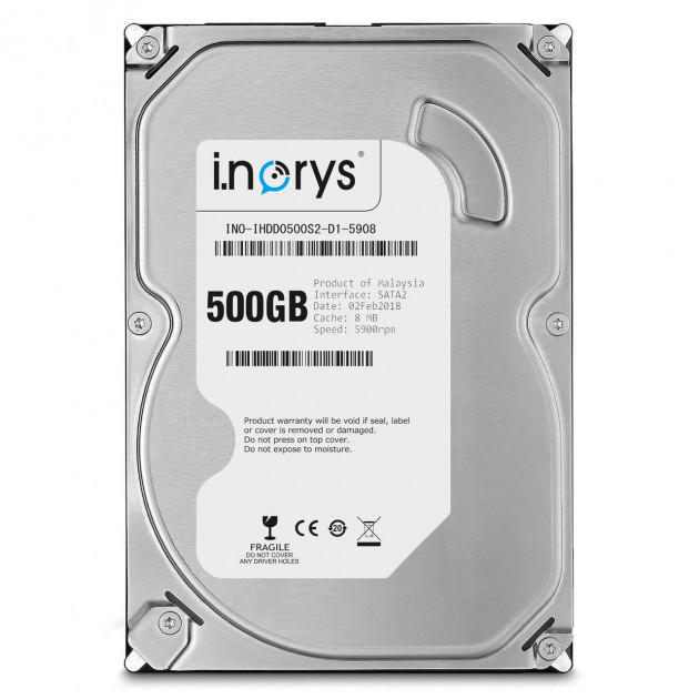 

Накопитель HDD SATA 500GB i.norys 5900rpm 8MB INO-IHDD0500S2-D1-5908