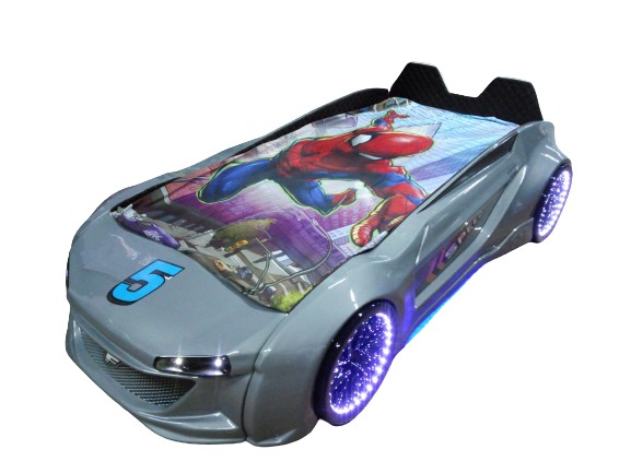 

Кровать-машина Fantasy Jaguar Серая металлик с подсветкой (800.05.04)