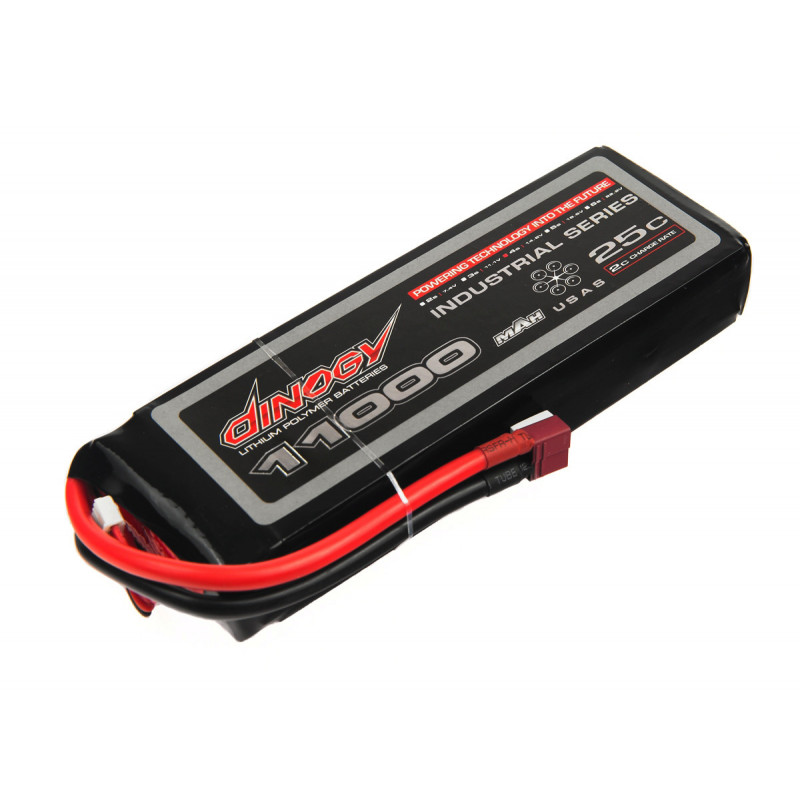 

Аккумулятор Dinogy Li-Pol 11000mAh 14.8V 4S 25C 40x61x179мм T-Plug (DLC-4S11000C-T)