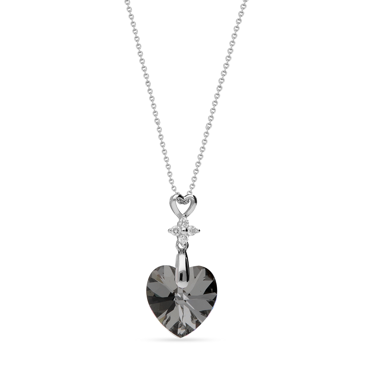 

Серебряный кулон c цепочкой SPARK Petite Heart со Swarovski модели NC622814SN