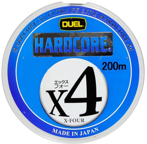 

Шнур для рыбалки Yo-Zuri Hardcore X4 200 м #0.4 Разноцветный
