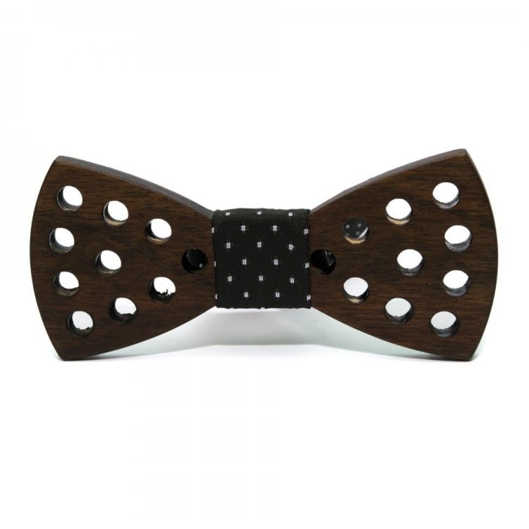 

Бабочка Gofin wood 10x4.5 см Дерево Коричневый+черный с отверстиями GBDH-8374 5348091