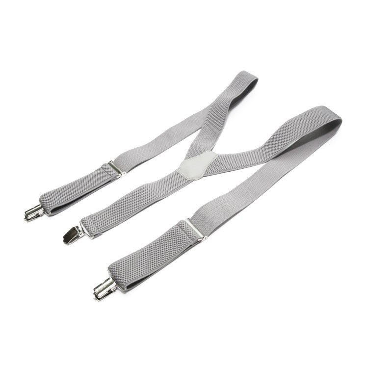 

Подтяжки Gofin suspenders Мужские Однотонные 3,5 См Светло-Серые Pbp-4663 158908